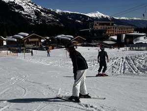 Die meisten Kinder und Jugendliche standen zum ersten Mal auf Skiern. Foto. Jugendhilfe Collstede